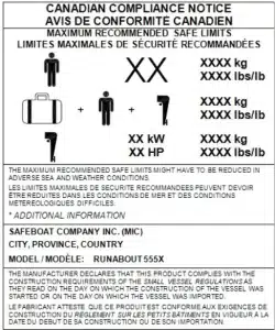 Boat-compliance-notice-outboard-under-6-metres